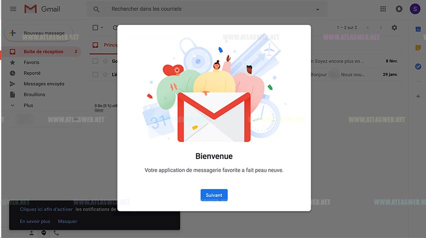 nouvelle version de Gmail 