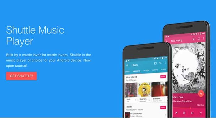 Shuttle Music Player pour Android