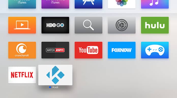 Kodi sur Apple TV 4