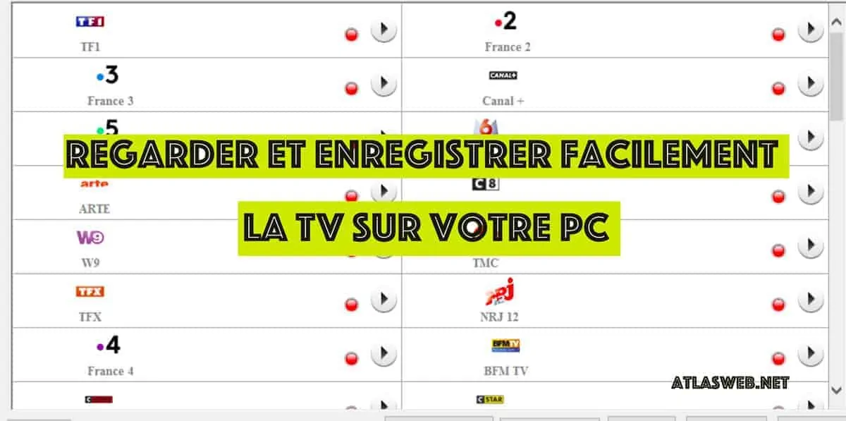 Windows : Regarder et enregistrer facilement la TV sur votre PC