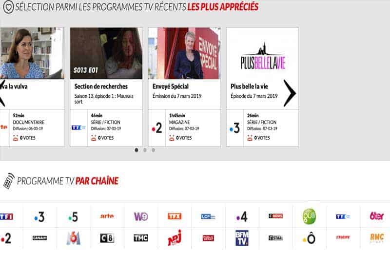 chaînes de télévision en France