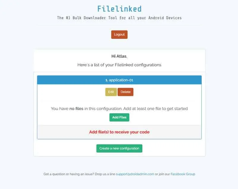 filelinked add file