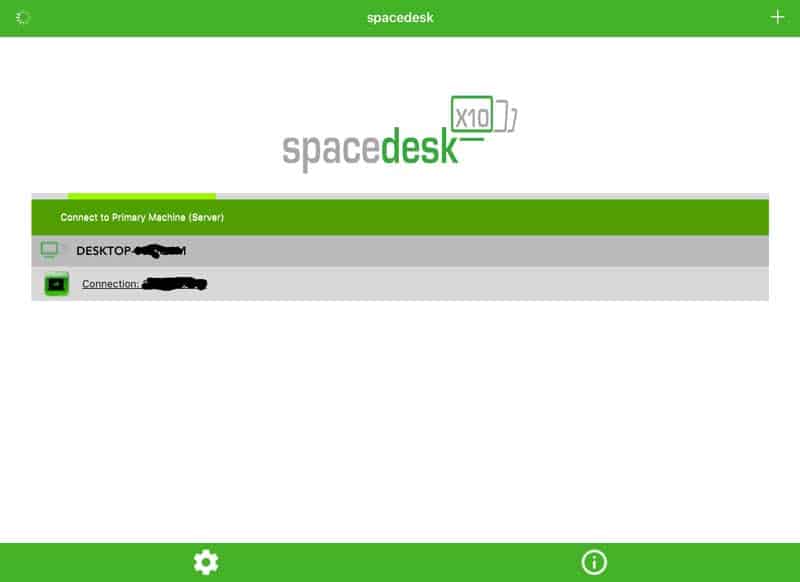 spacedesk client
