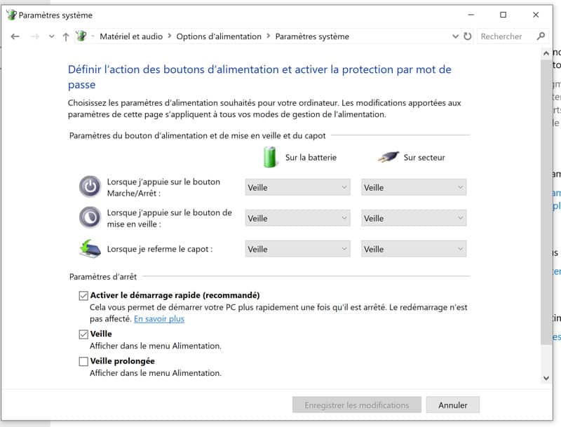 windows memoire