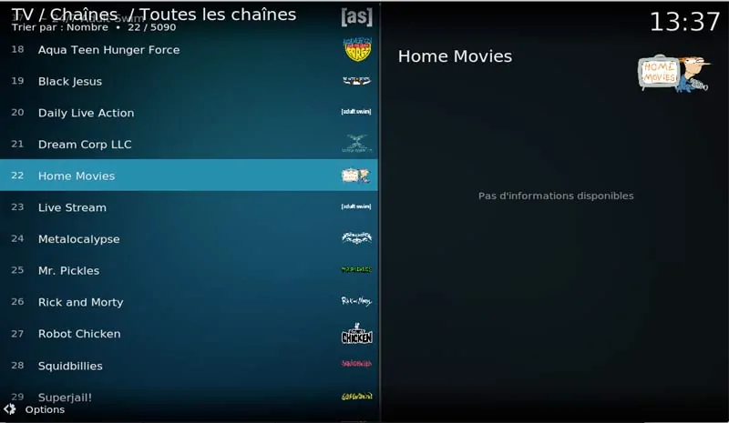 tv pvr kodi