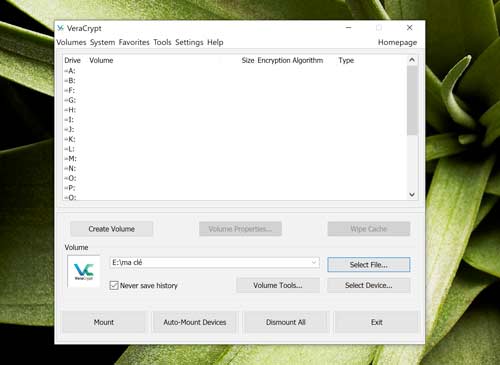 Comment sécuriser des fichiers sensibles sur votre PC avec VeraCrypt veracrypt clé