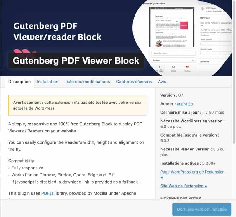 Gutenberg PDF Viewer Block