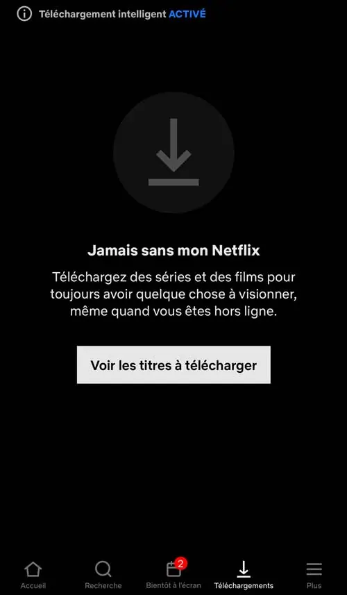 Netflix : télécharger des séries télé et des films