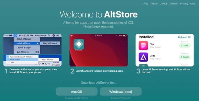 Installer AltStore, l’alternative App Store, sur iPhone et iPad