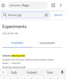 google chrome hub