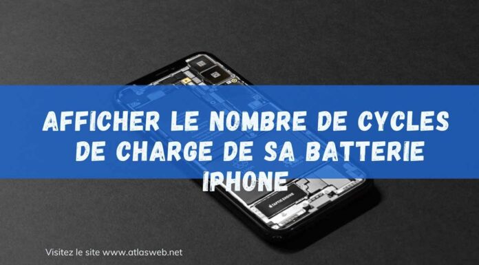 Afficher le nombre de cycles de charge de sa batterie