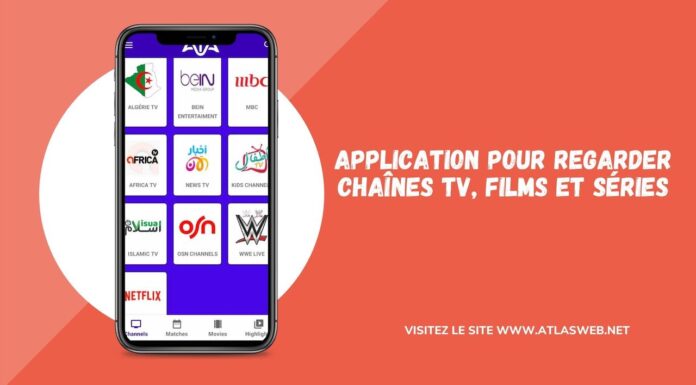 Application pour regarder chaînes TV, films et séries