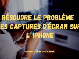 Résoudre le problème des captures d'écran sur l' iPhone