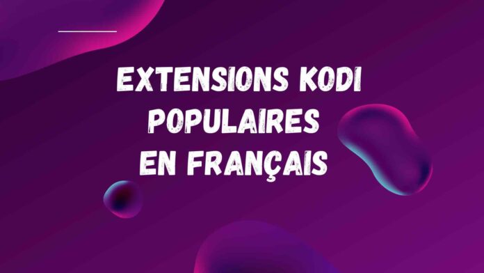 extensions Kodi populaires en français :