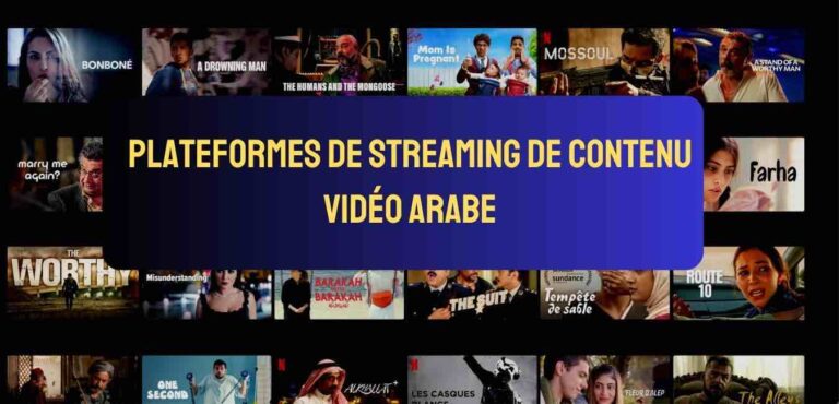 plateformes de streaming de contenu vidéo arabe